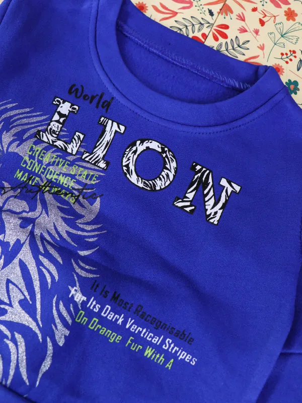 1.5Yr - 4Yrs Lion Dark Blue Suit For Kids SG BS88