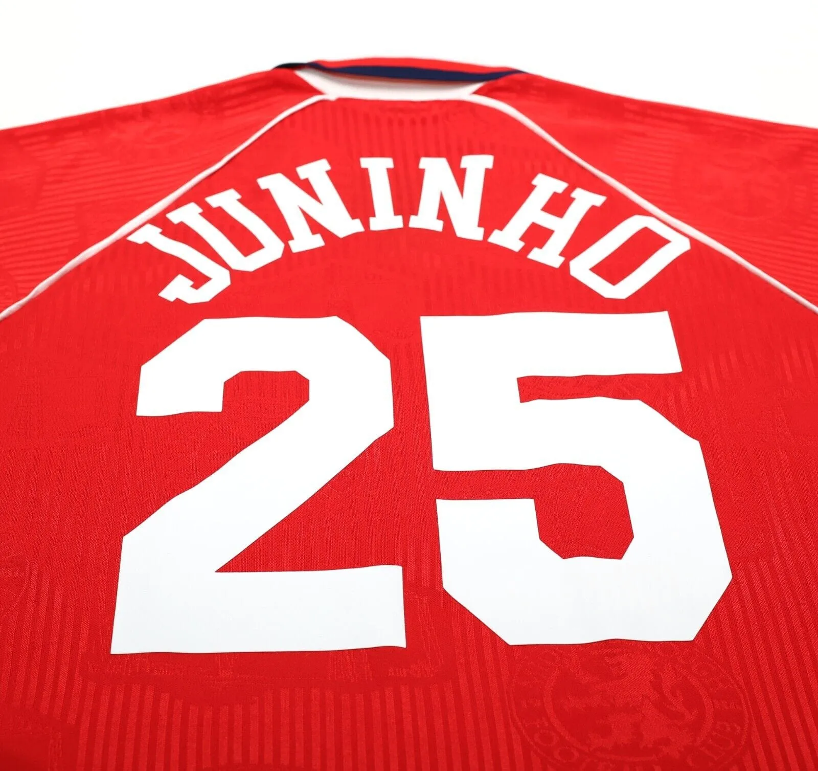 1995/96 JUNINHO #25 Middlesbrough Vintage Errea Home Football Shirt (XL)