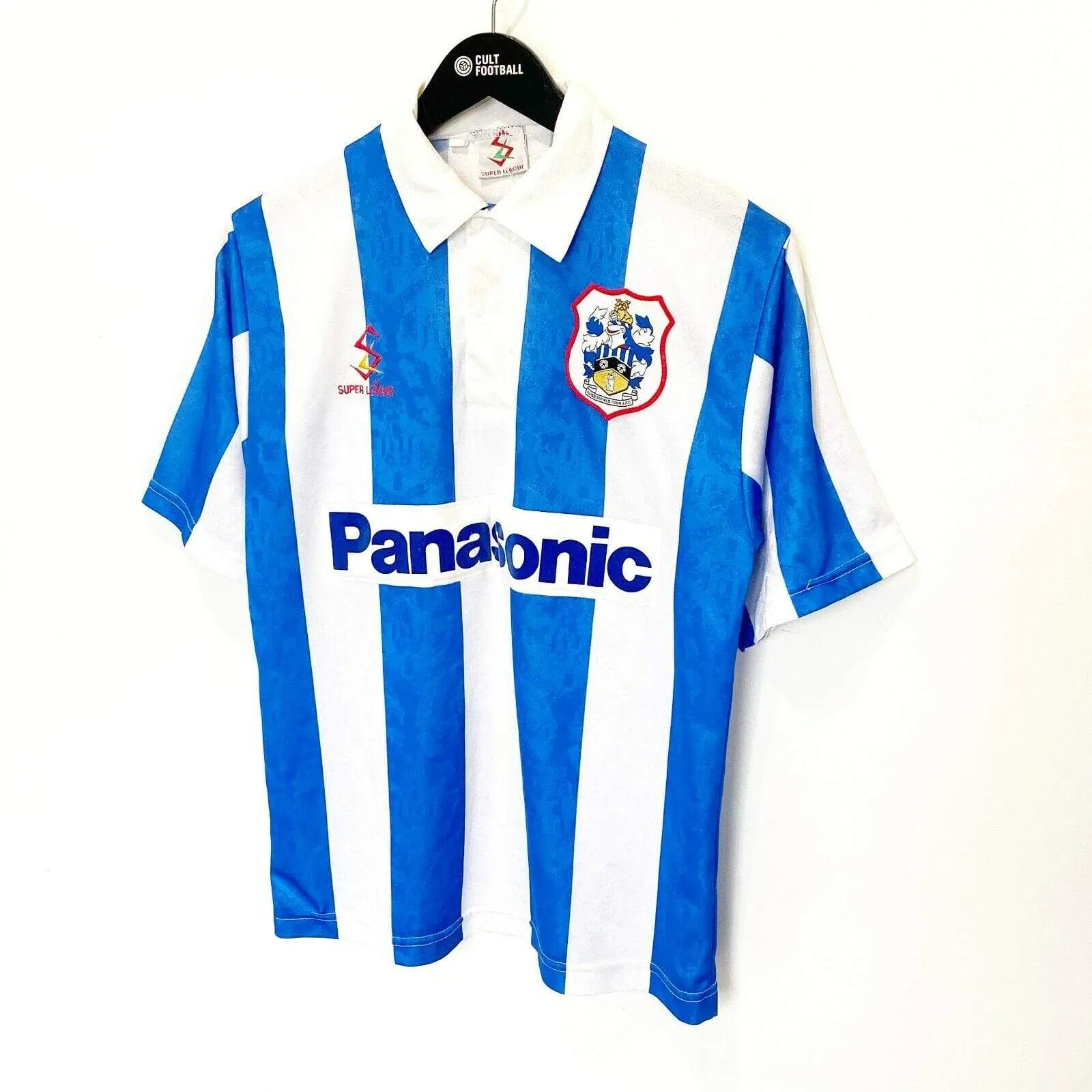 1995/97 HUDDERSFIELD TOWN Vintage Super League Home Football Shirt (S)