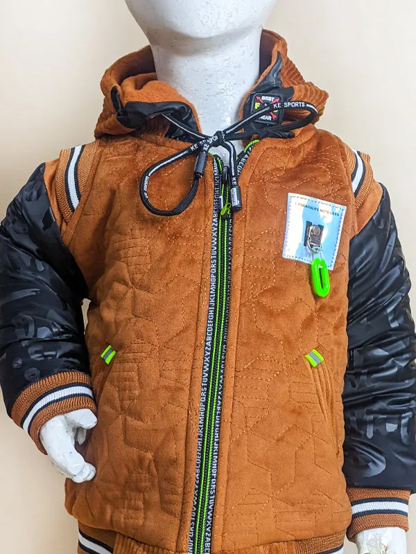 1Yr - 4Yrs Brown Suit For Kids AJ BS97