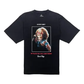 2ND CLOSET GOOD GUY PRINTED T-SHIRT-BLACK