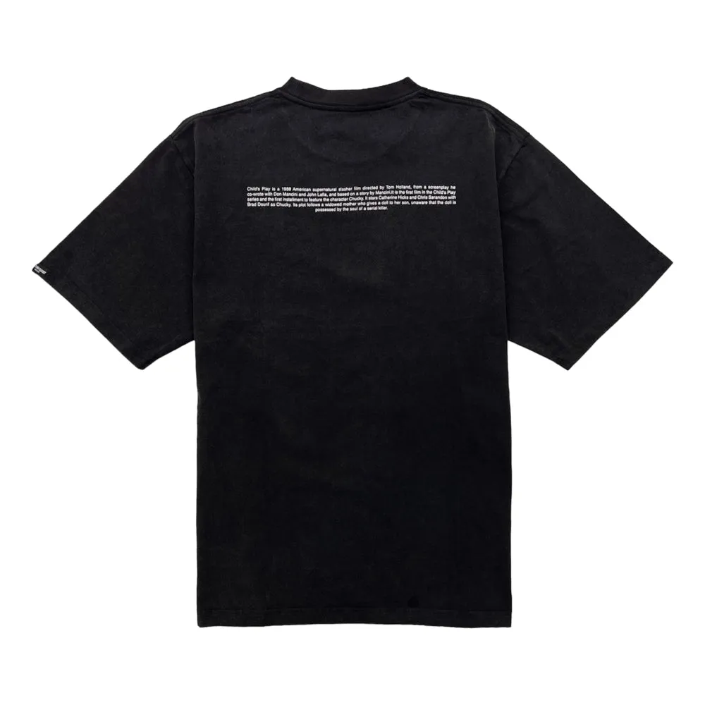 2ND CLOSET GOOD GUY PRINTED T-SHIRT-BLACK