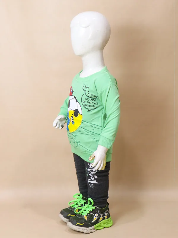 2Yr - 5Yrs Ball Light Green Suit For Kids BS79