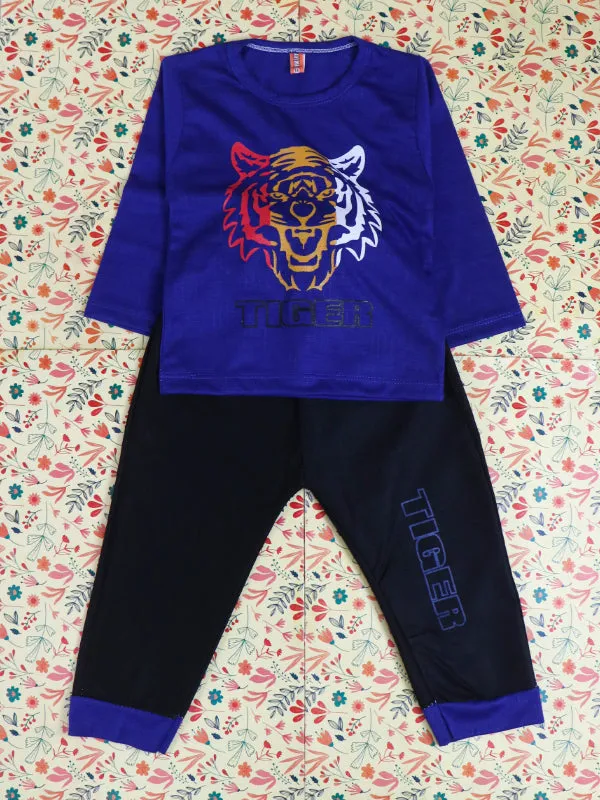 2Yr - 5Yrs Tiger Royal Blue Suit For Kids TG BS83