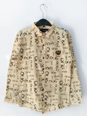 3Yrs - 13Yrs Beige Casual Shirt for Boys BFS15