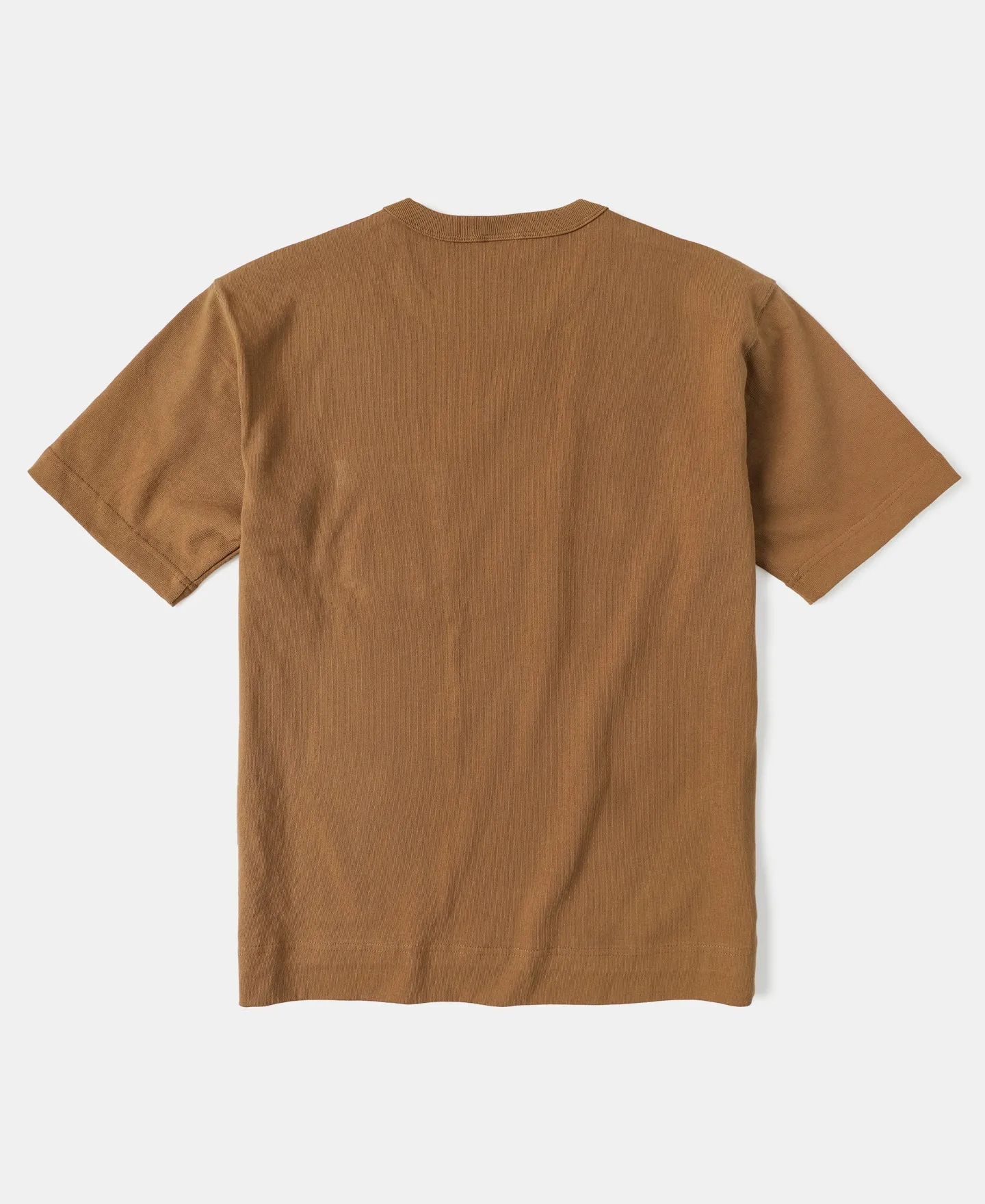 9.8 oz Cotton Classic Pocket T-Shirt - Light Brown