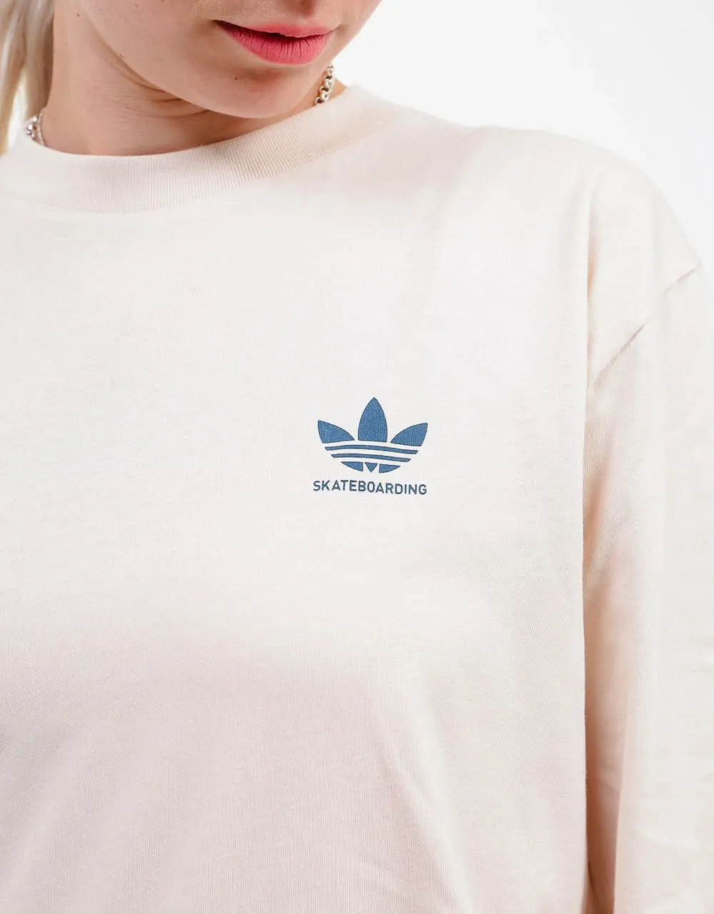 adidas 2.0 Logo T-Shirt - Halo Ivory