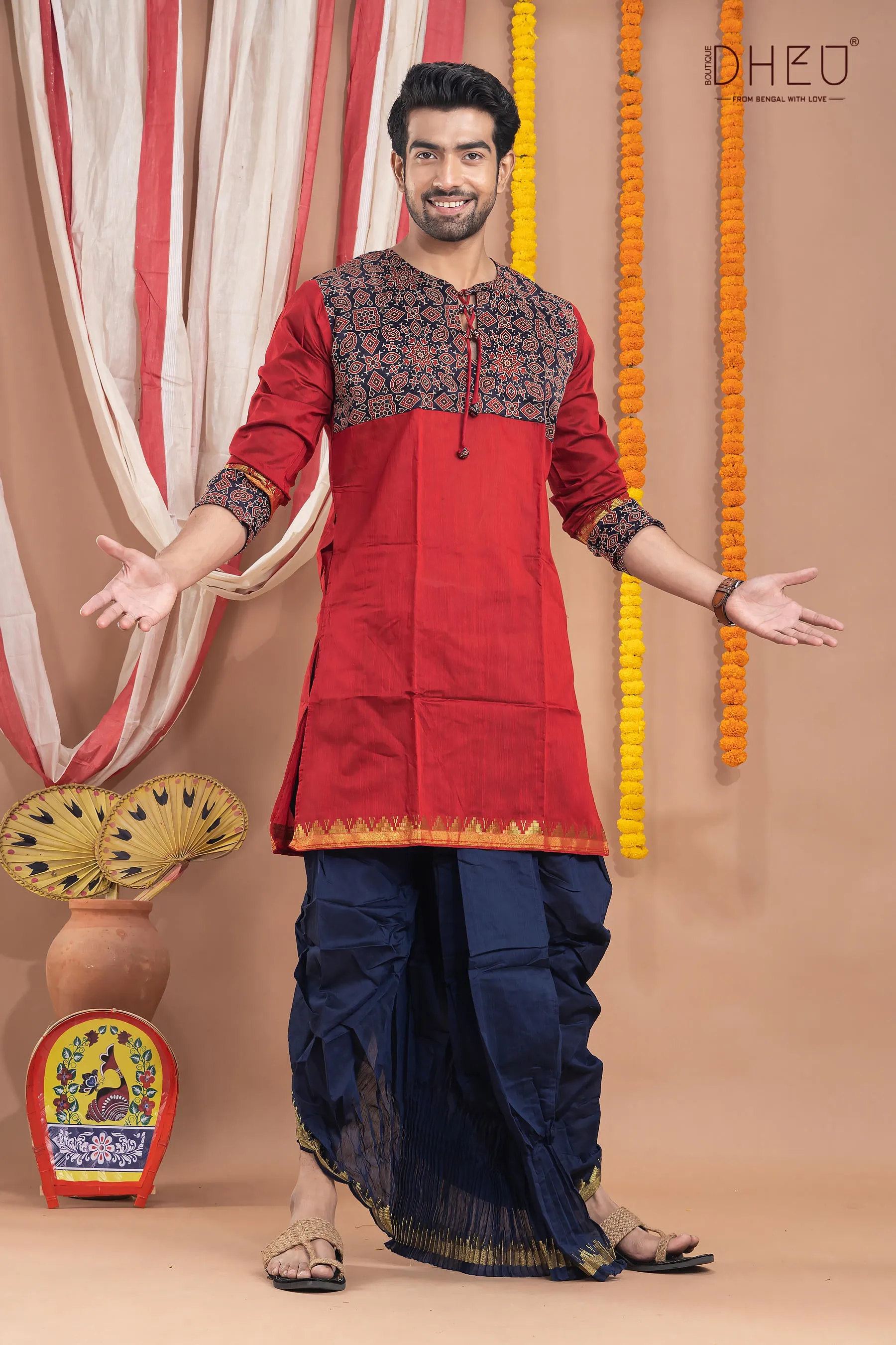 Ahare Mon-Kurta Dhoti(Optional)