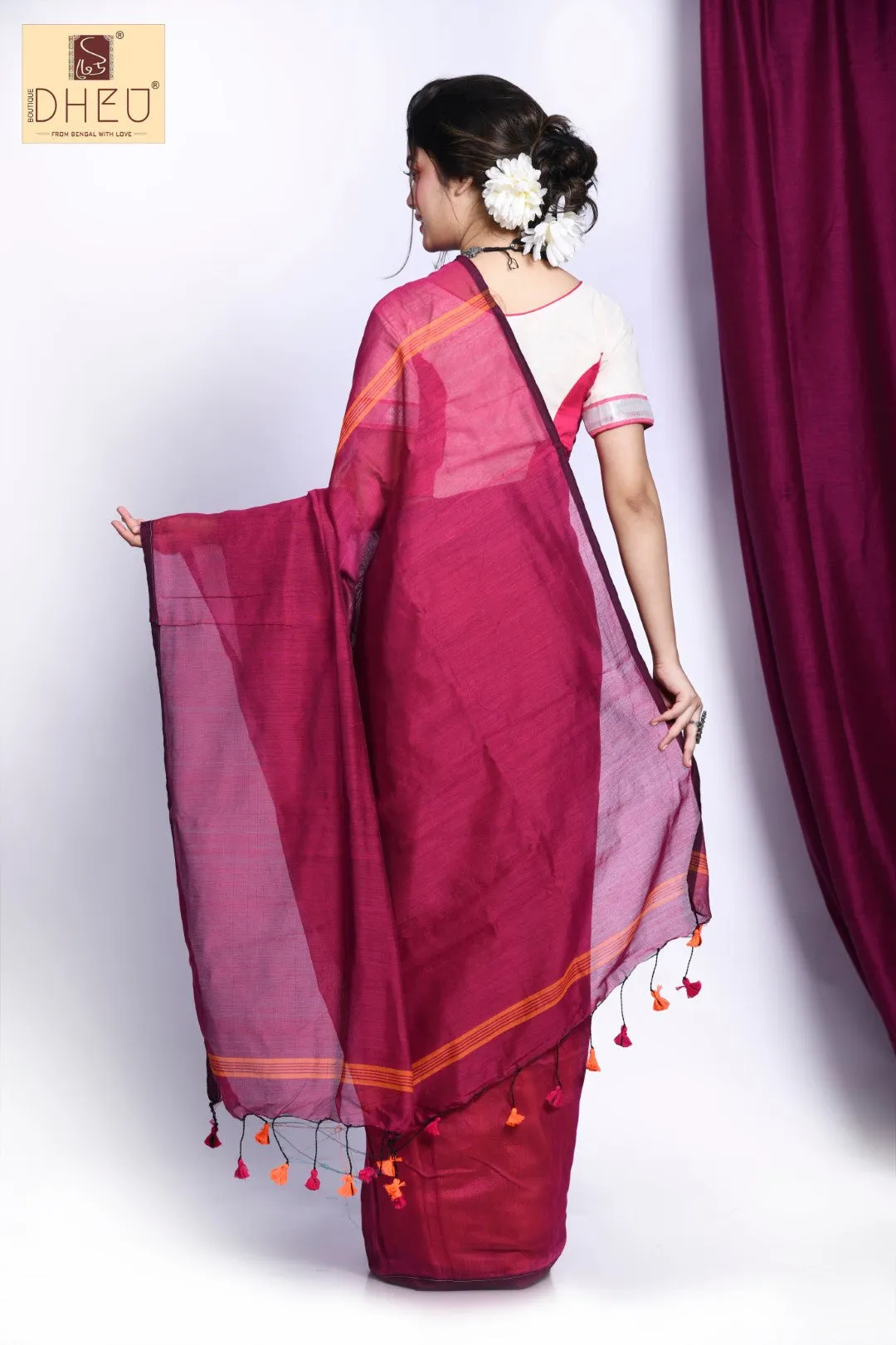 Amost Single 2-Handloom Kurta-Saree Couple Set