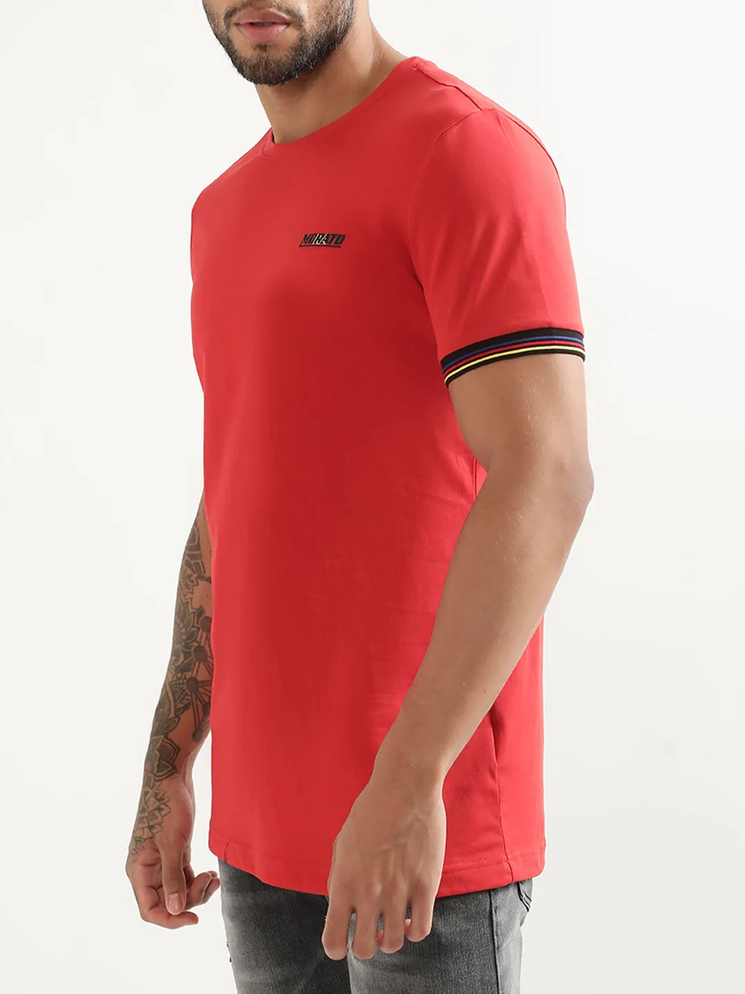 Antony Morato Red Slim Fit T-Shirt