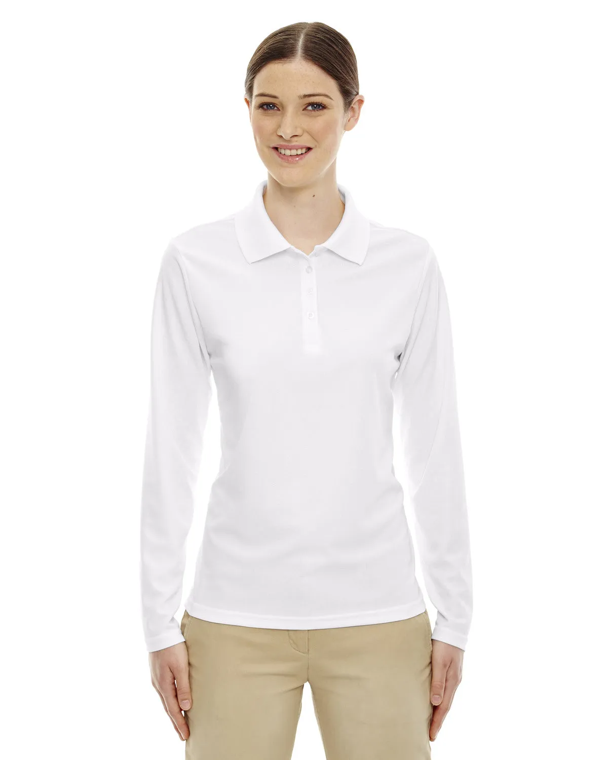 Ash City - Core 365 Ladies' Pinnacle Performance Long-Sleeve Piquí© Polo