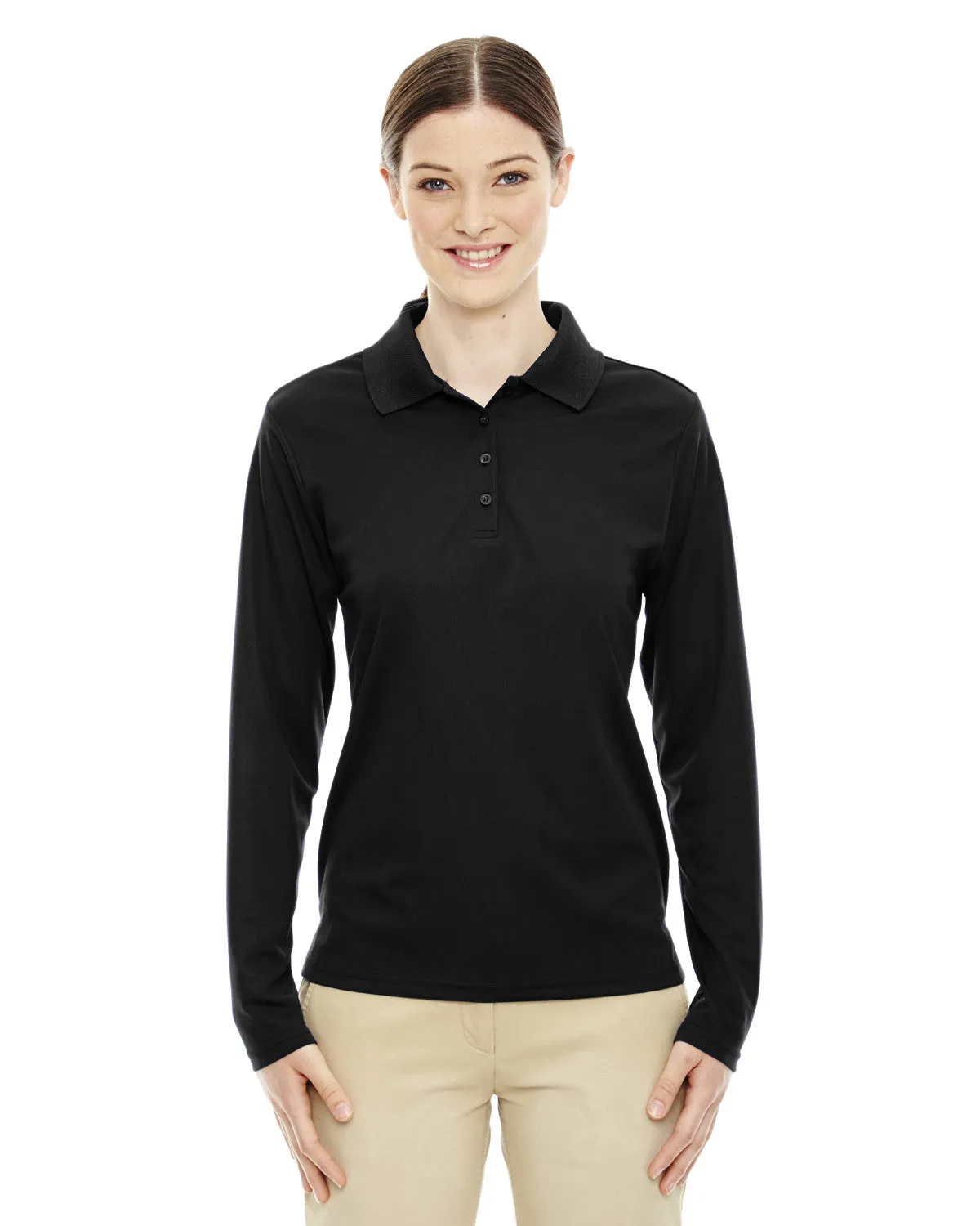 Ash City - Core 365 Ladies' Pinnacle Performance Long-Sleeve Piquí© Polo