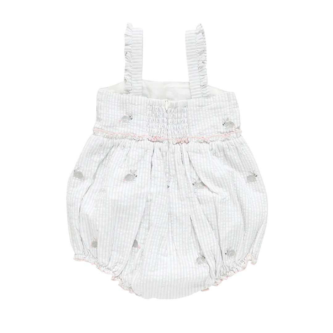 Baby Girls Sierra Bubble - Bunny Embroidery