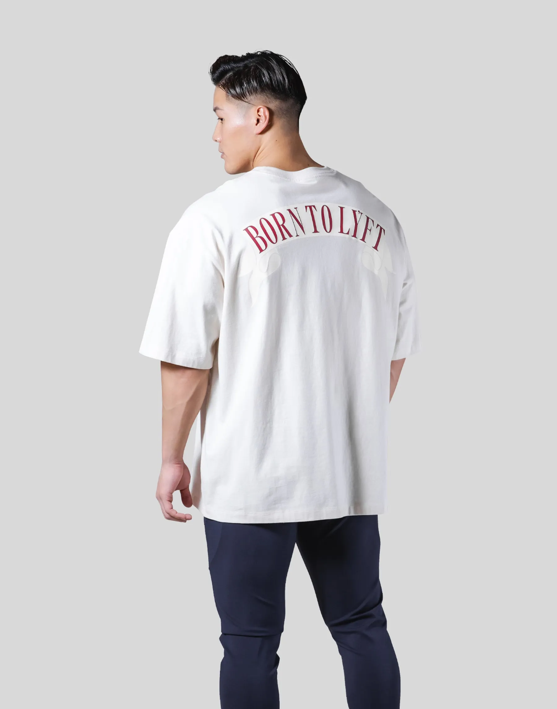 Back Arch Flag Big T-Shirt - Off White