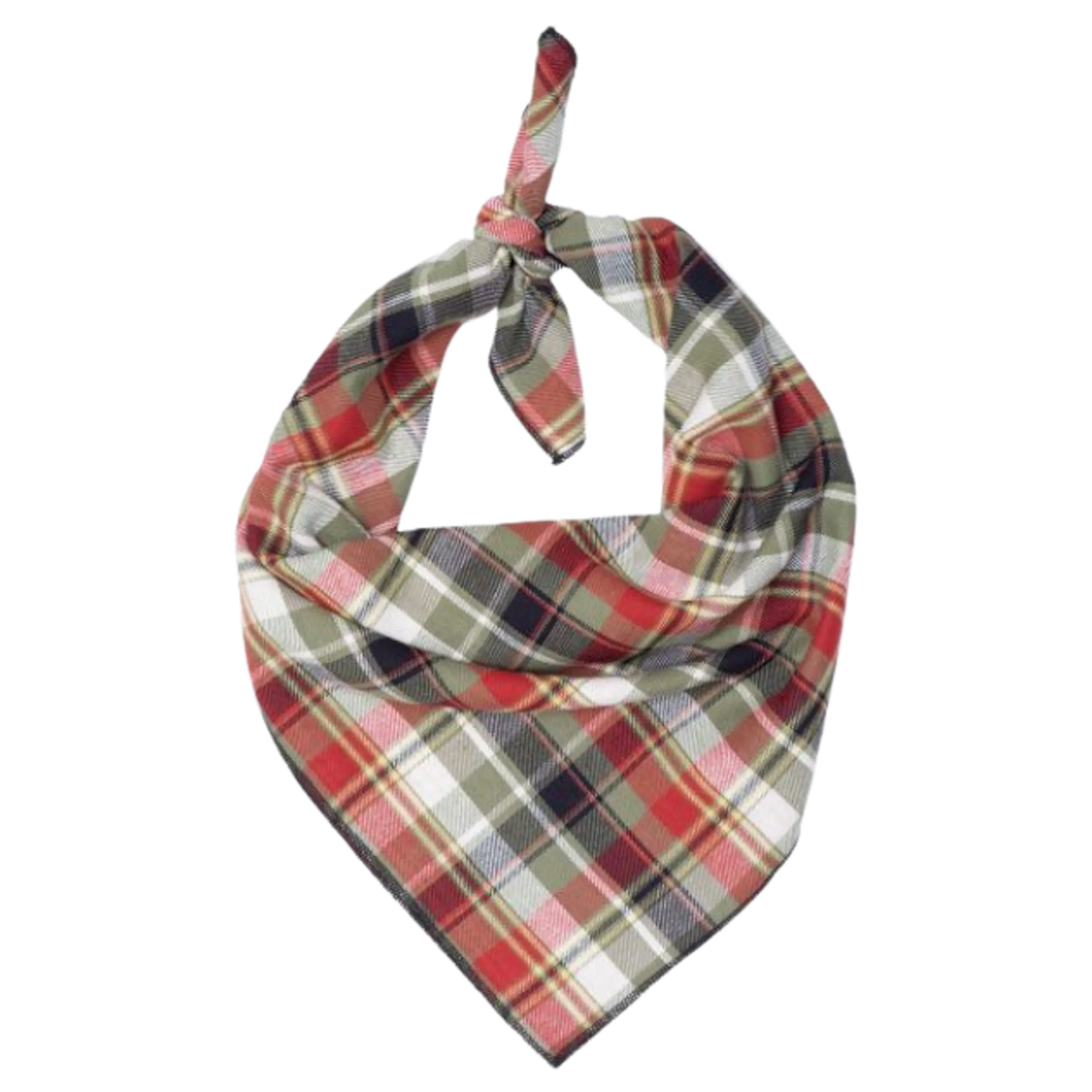 Bandana | Light Olive Plaid