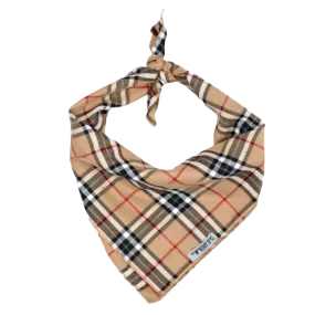 Bandana | Tan Plaid