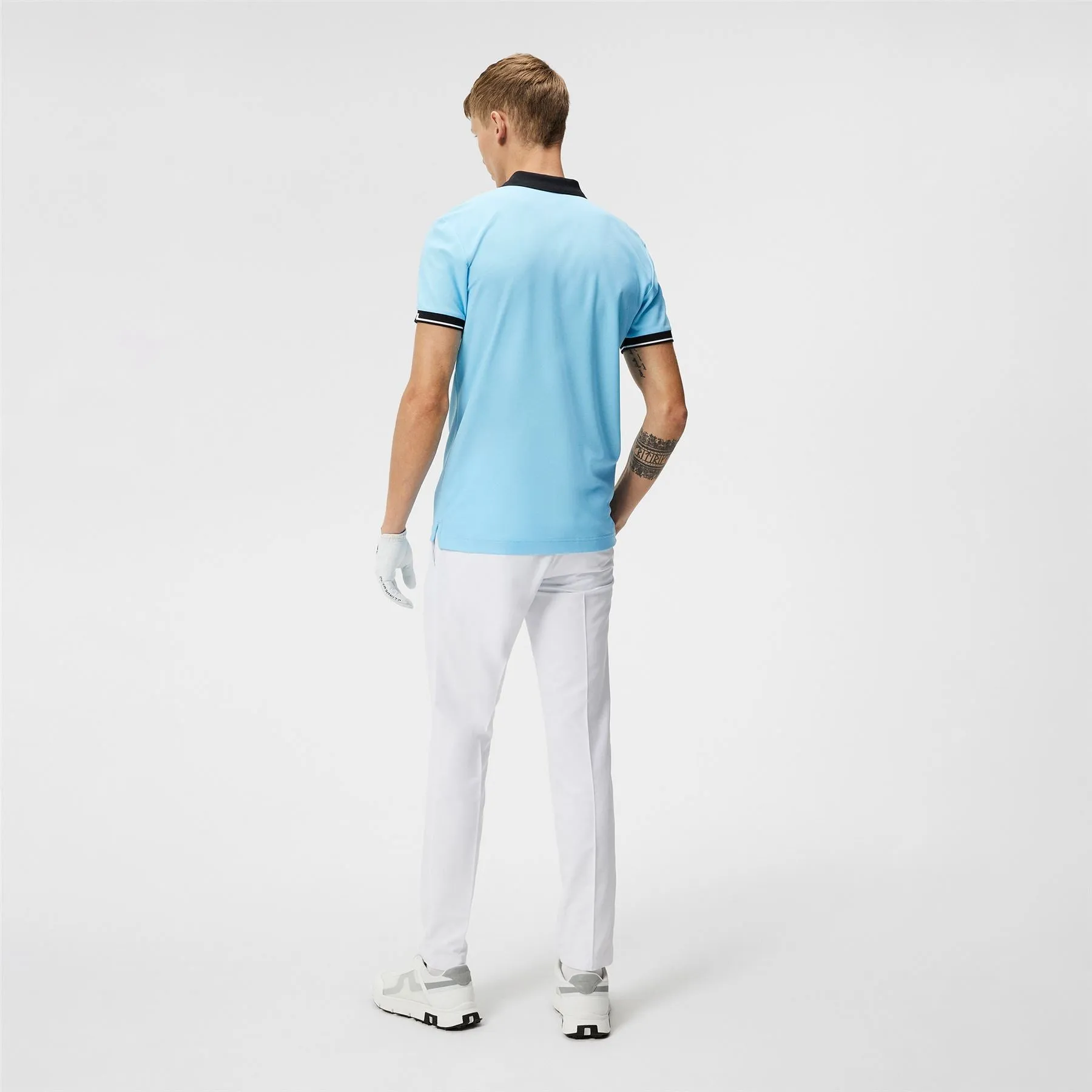 Bay Slim Fit Sport Pique Polo Baltic Sea Blue - SS24