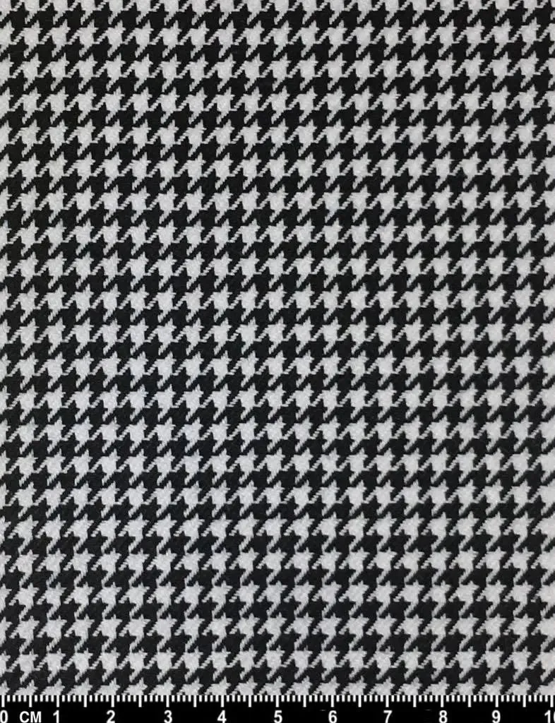 Bespoke Houndstooth Tailored 2 Piece Suit 60s Fashion