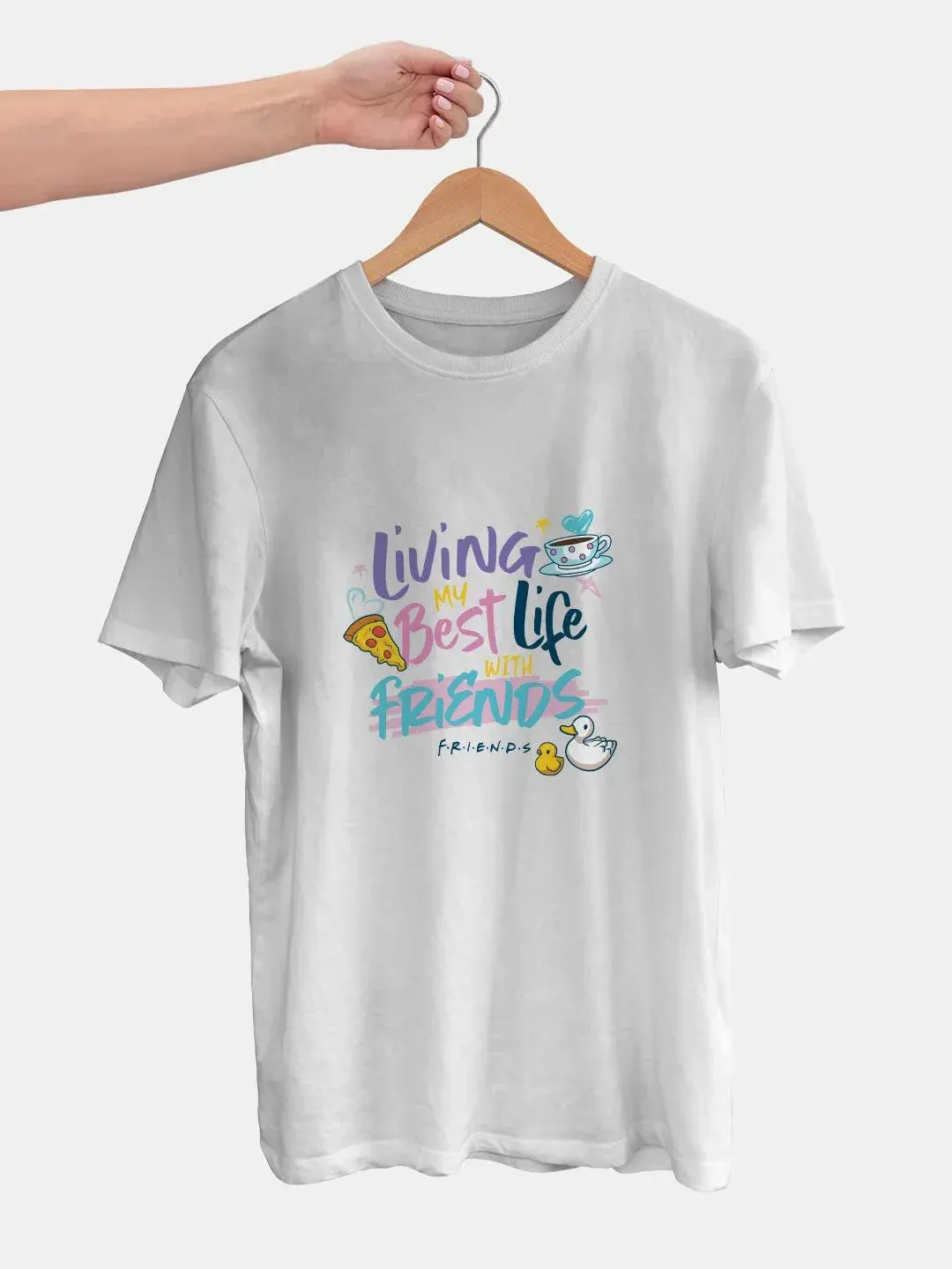 Best Life With Friends Mens Tshirt (Select From Drop Down Menu) (No Cod Allowed On This Product)- Prepaid Orders Only