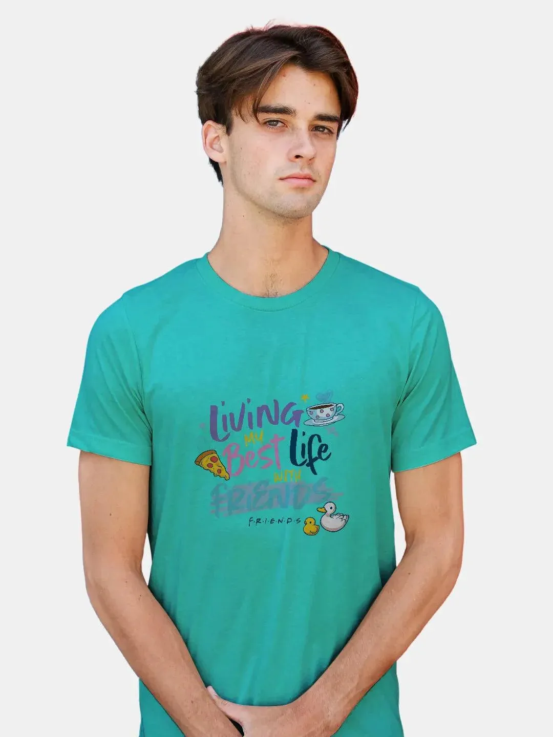 Best Life With Friends Mens Tshirt (Select From Drop Down Menu) (No Cod Allowed On This Product)- Prepaid Orders Only