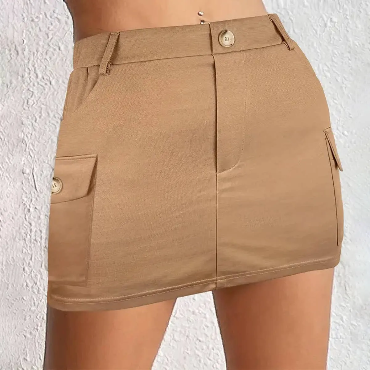 BOOTY SKIRT WITH BIG POCKETS_CWBSS0179