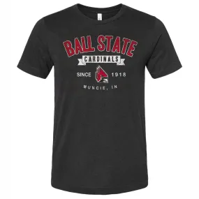 BSU Cardinals Distressed Banner Tee