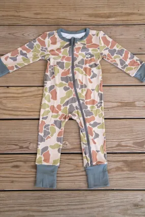 Burlebo Driftwood Camo Baby Zip Up