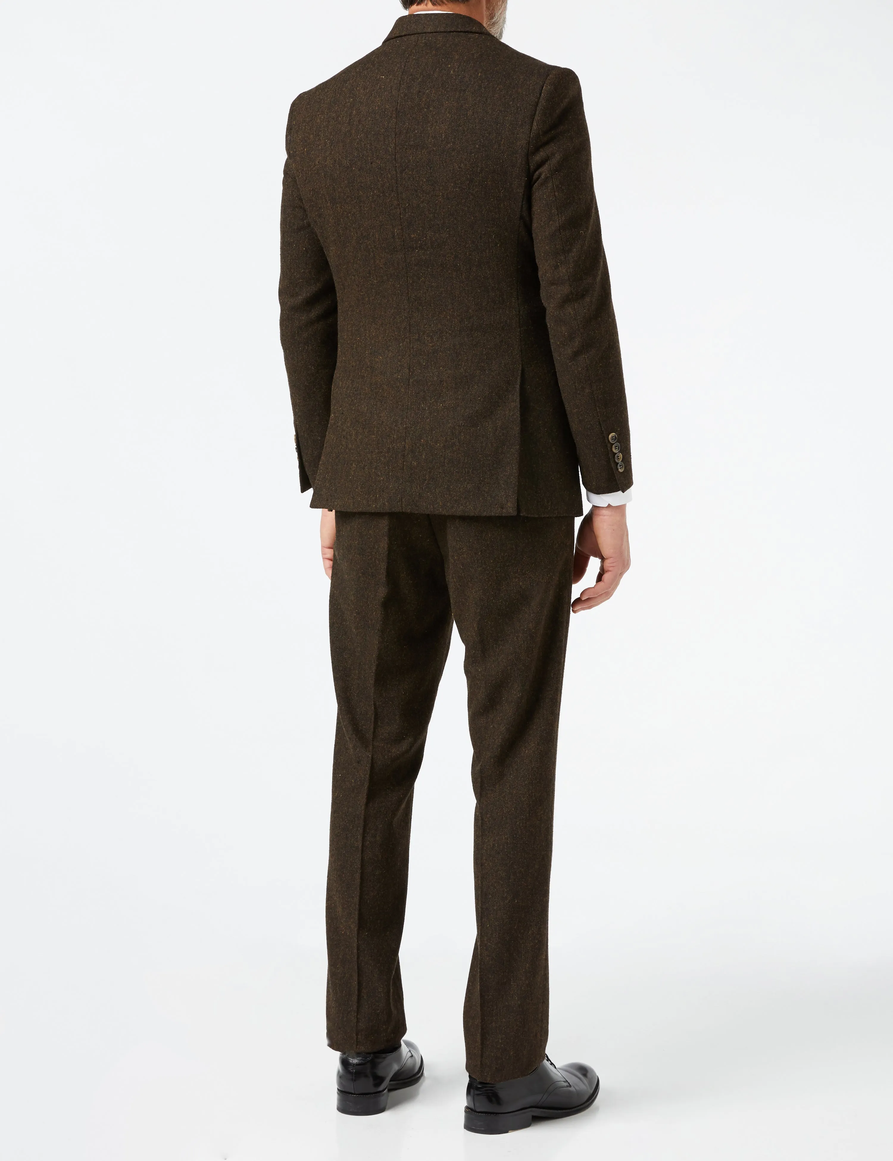 CALVIN - BROWN TWEED SUIT