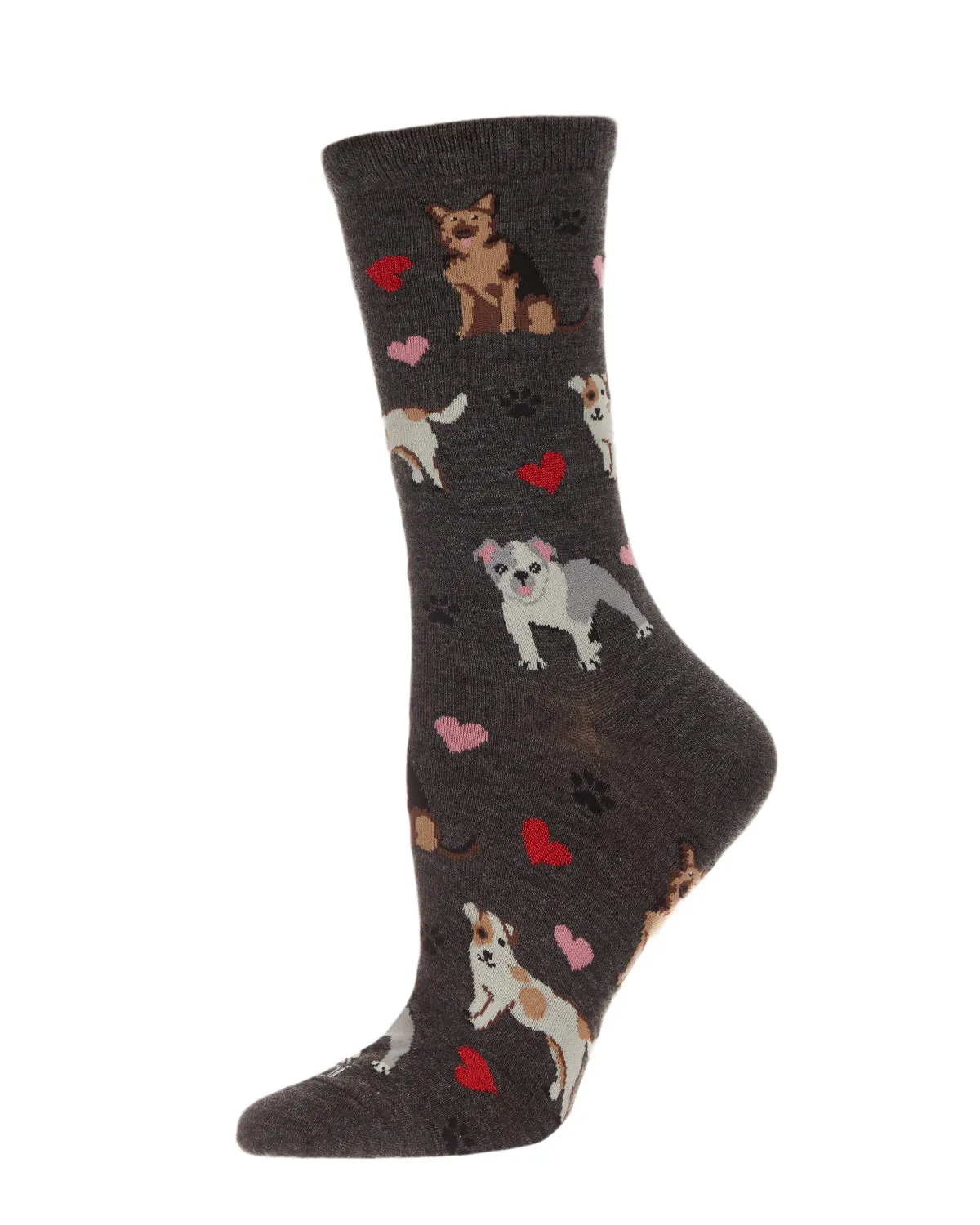 Canine Friends Bamboo Blend Crew Sock