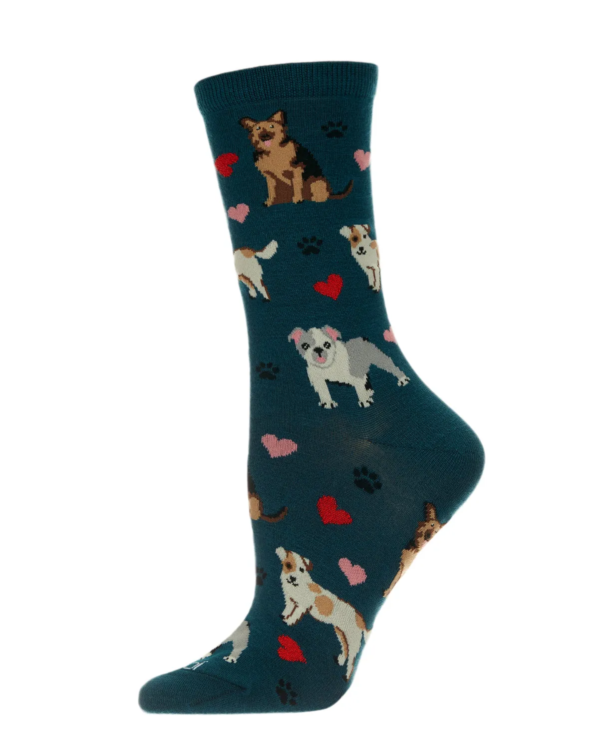 Canine Friends Bamboo Blend Crew Sock