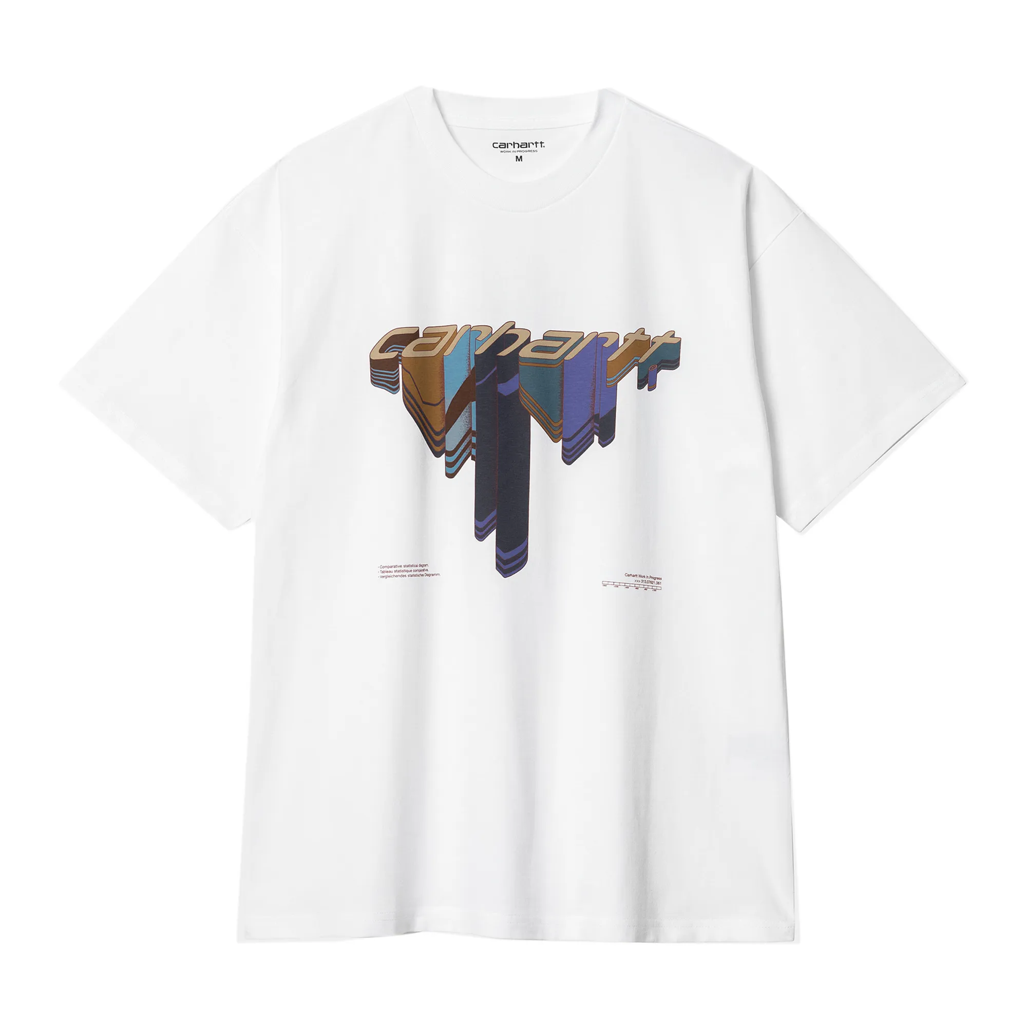 Carhartt WIP S/S Diagram Script T-Shirt White