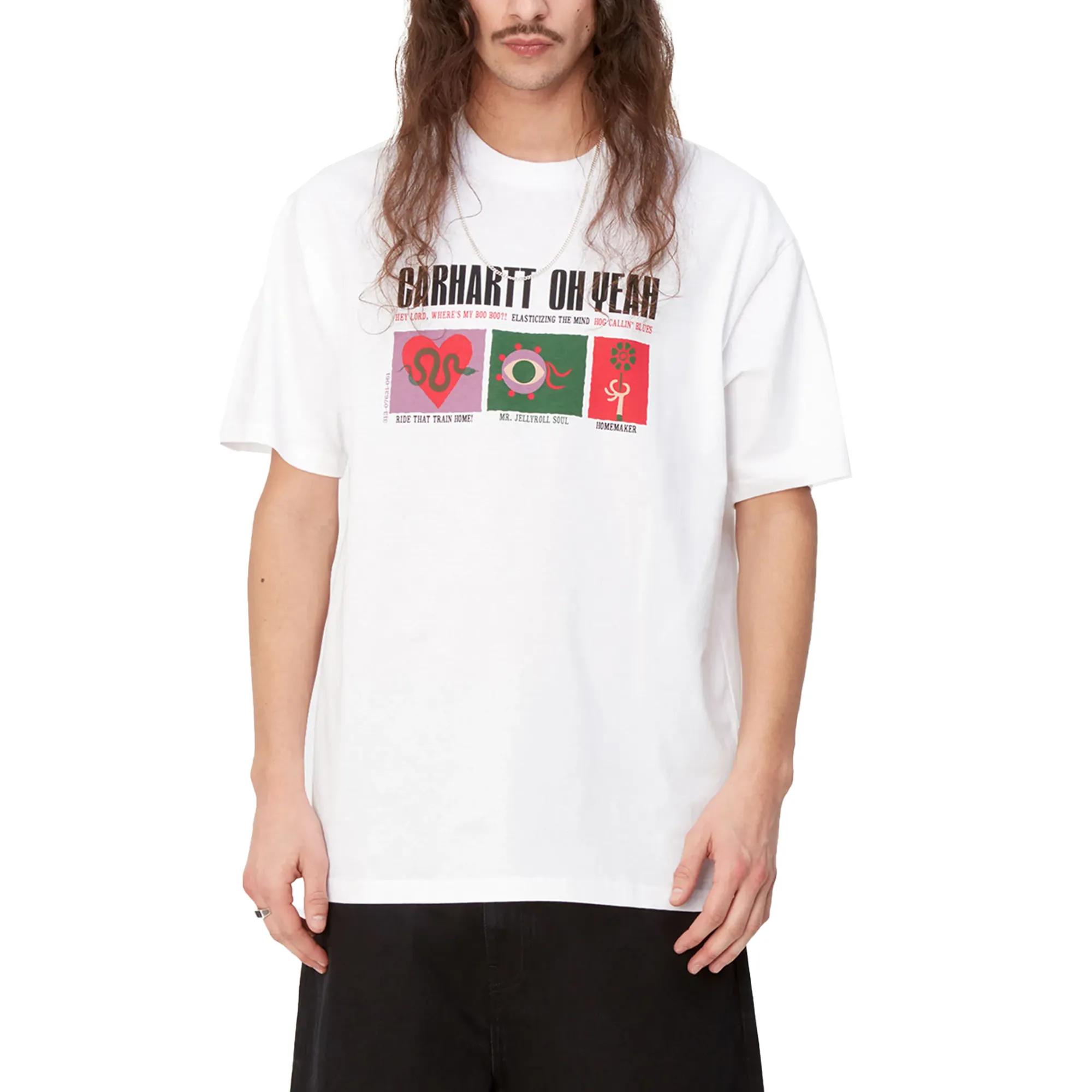 Carhartt WIP S/S Oh Yeah T-Shirt White