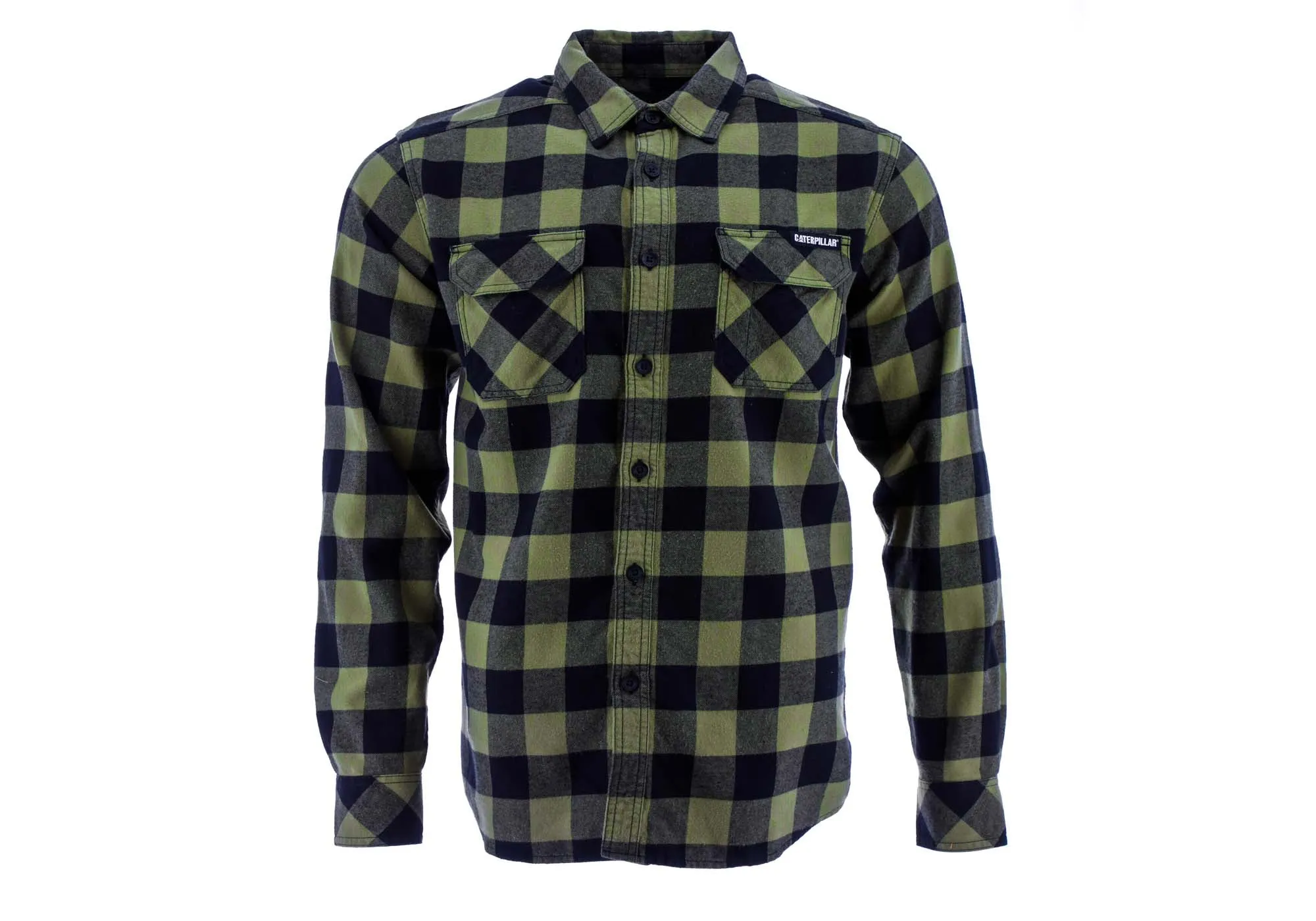 Caterpillar Mens Comfortable Plaid Shirt