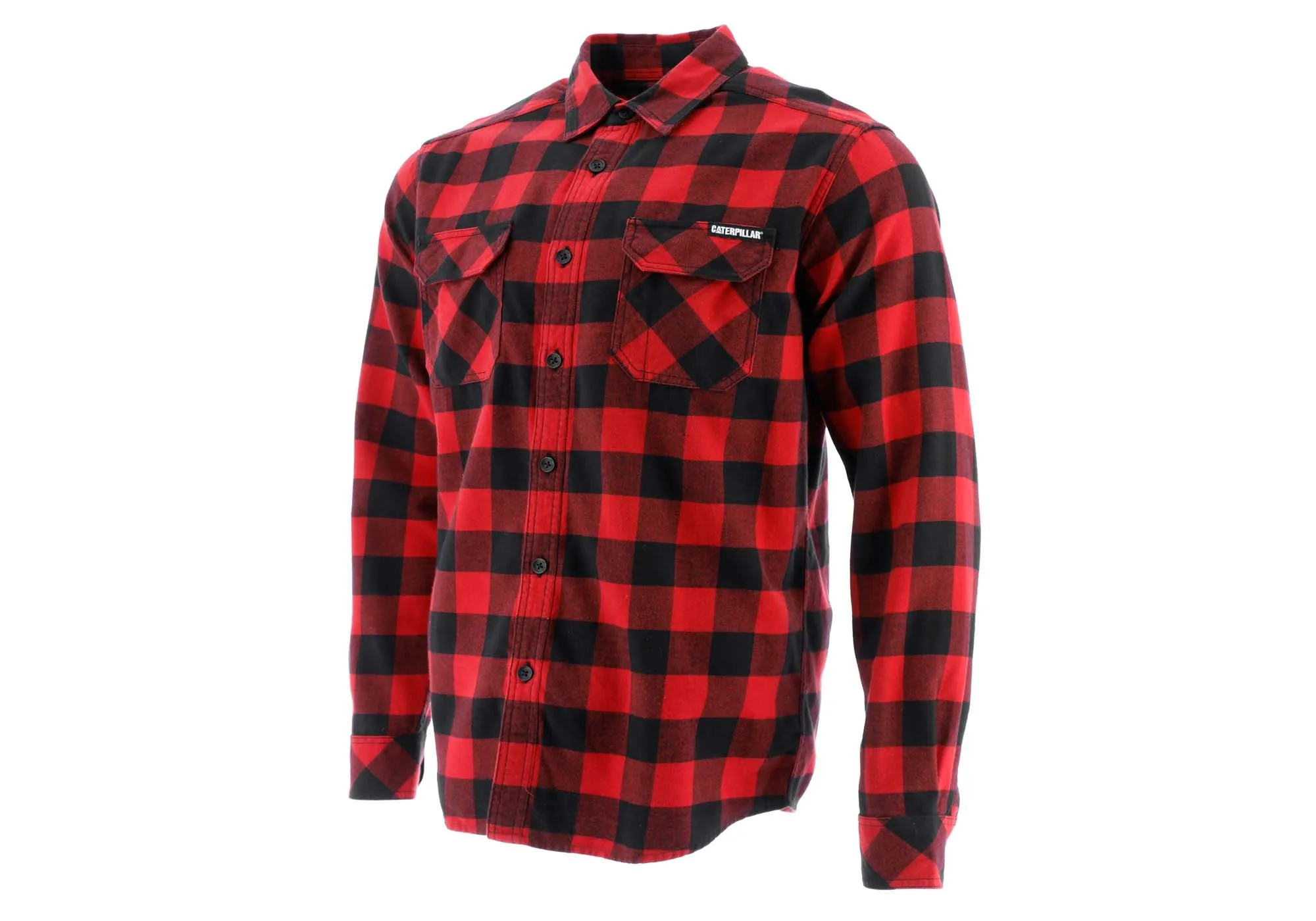 Caterpillar Mens Comfortable Plaid Shirt