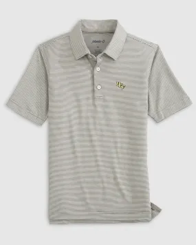 Central Florida Lyndonn Jr. Striped Jersey Performance Polo