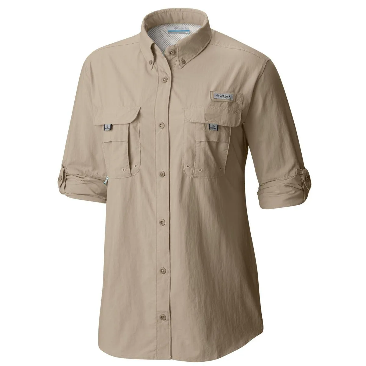 Columbia PFG Bahama Long Sleeve Shirt Womens Fossil