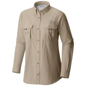 Columbia PFG Bahama Long Sleeve Shirt Womens Fossil