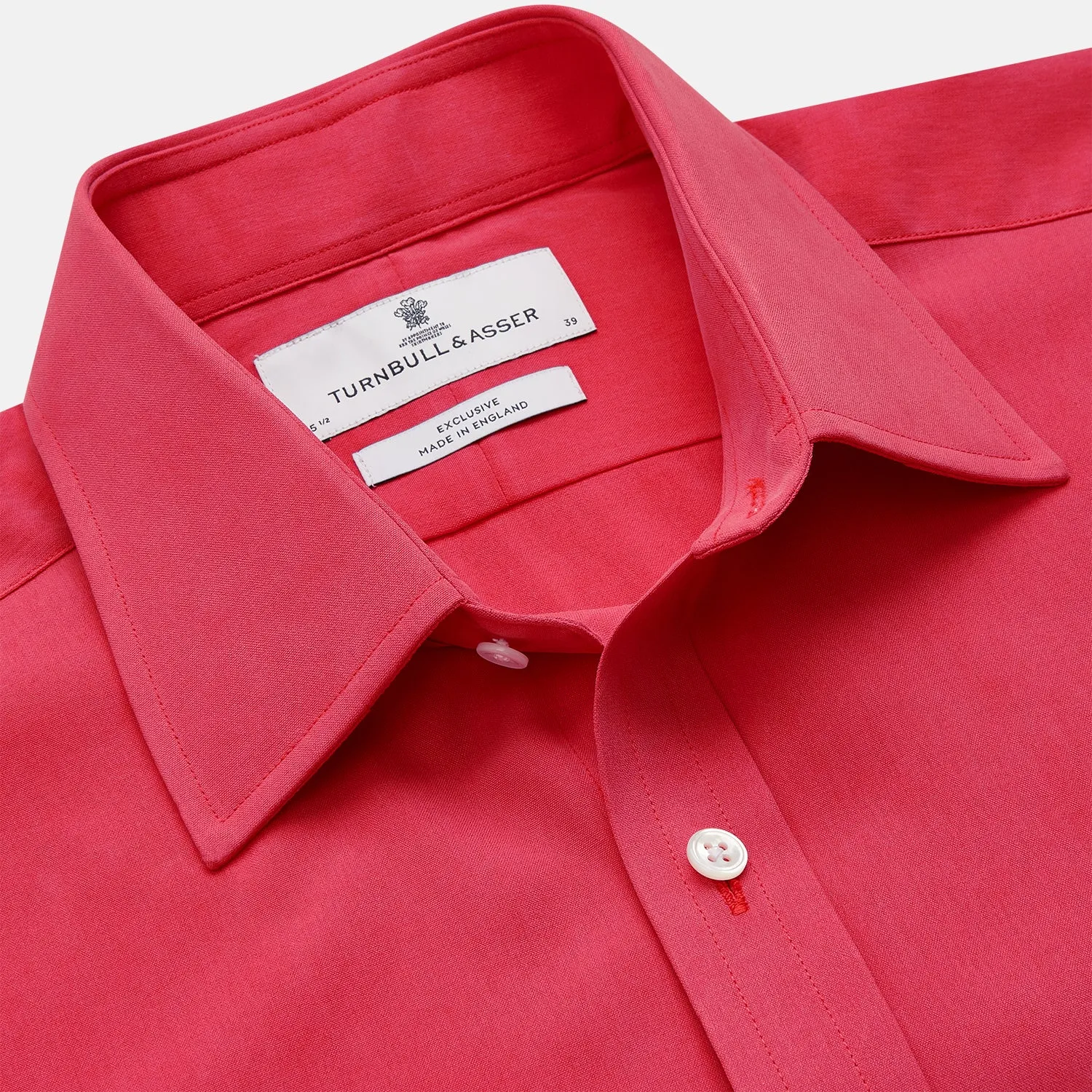 Coral Pink Silk Regular Fit Mayfair Shirt