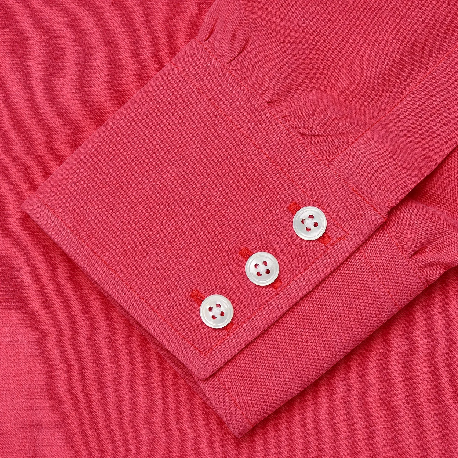 Coral Pink Silk Regular Fit Mayfair Shirt