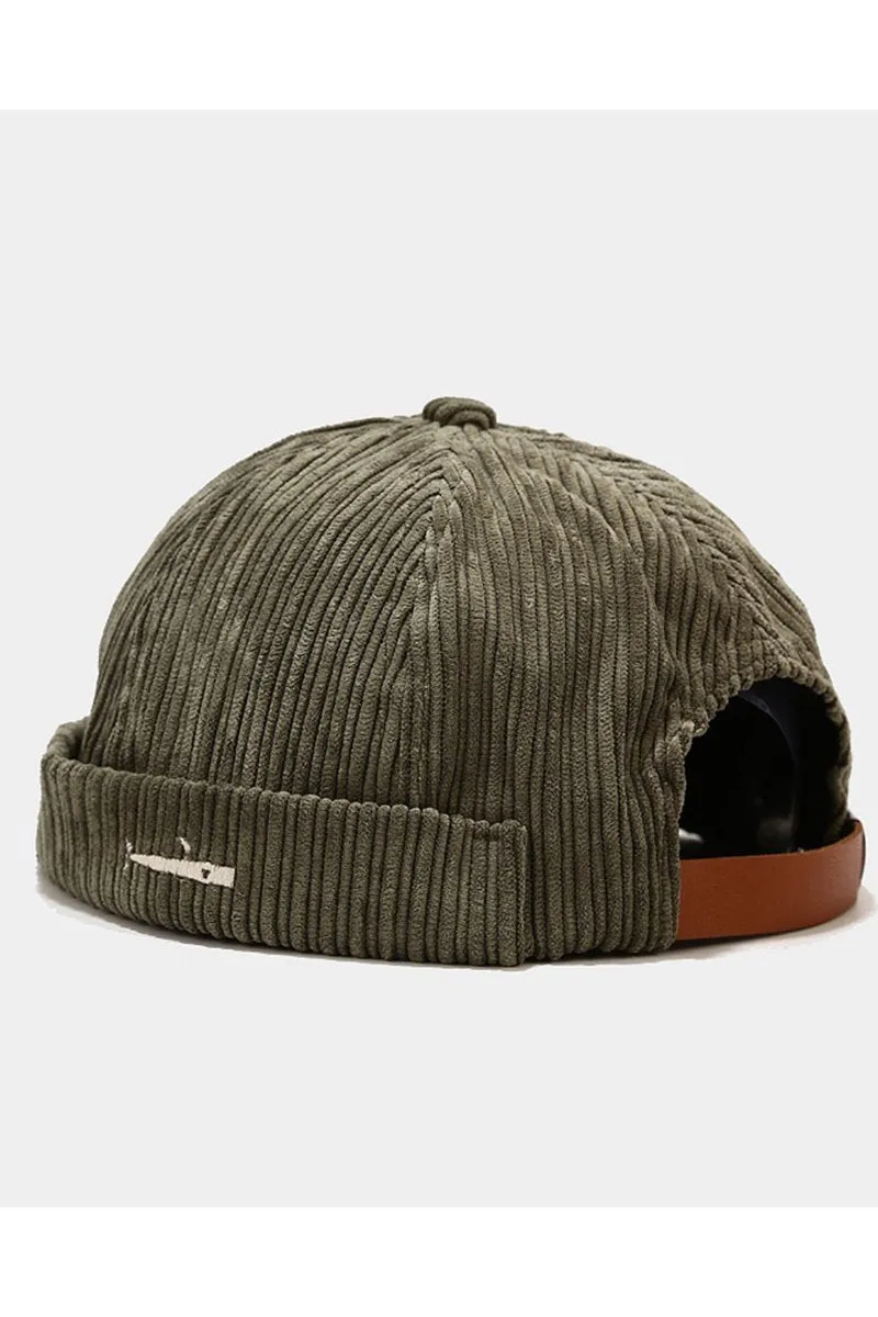 CORDUROY BRIMLESS FASHION CASUAL CAP