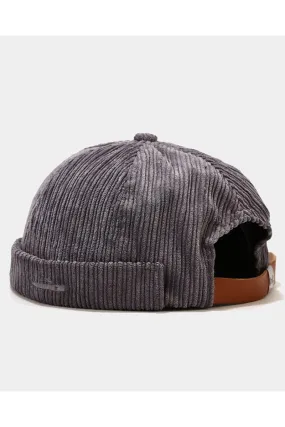 CORDUROY BRIMLESS FASHION CASUAL CAP