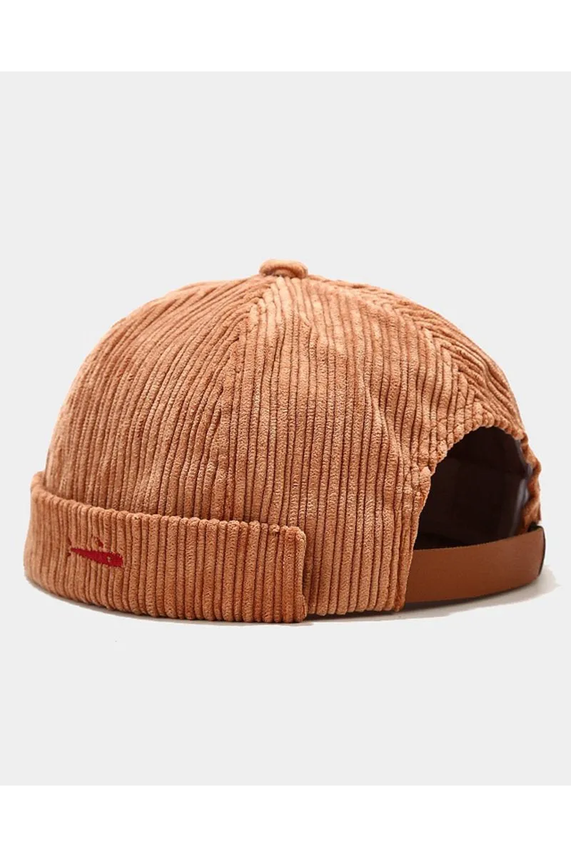 CORDUROY BRIMLESS FASHION CASUAL CAP