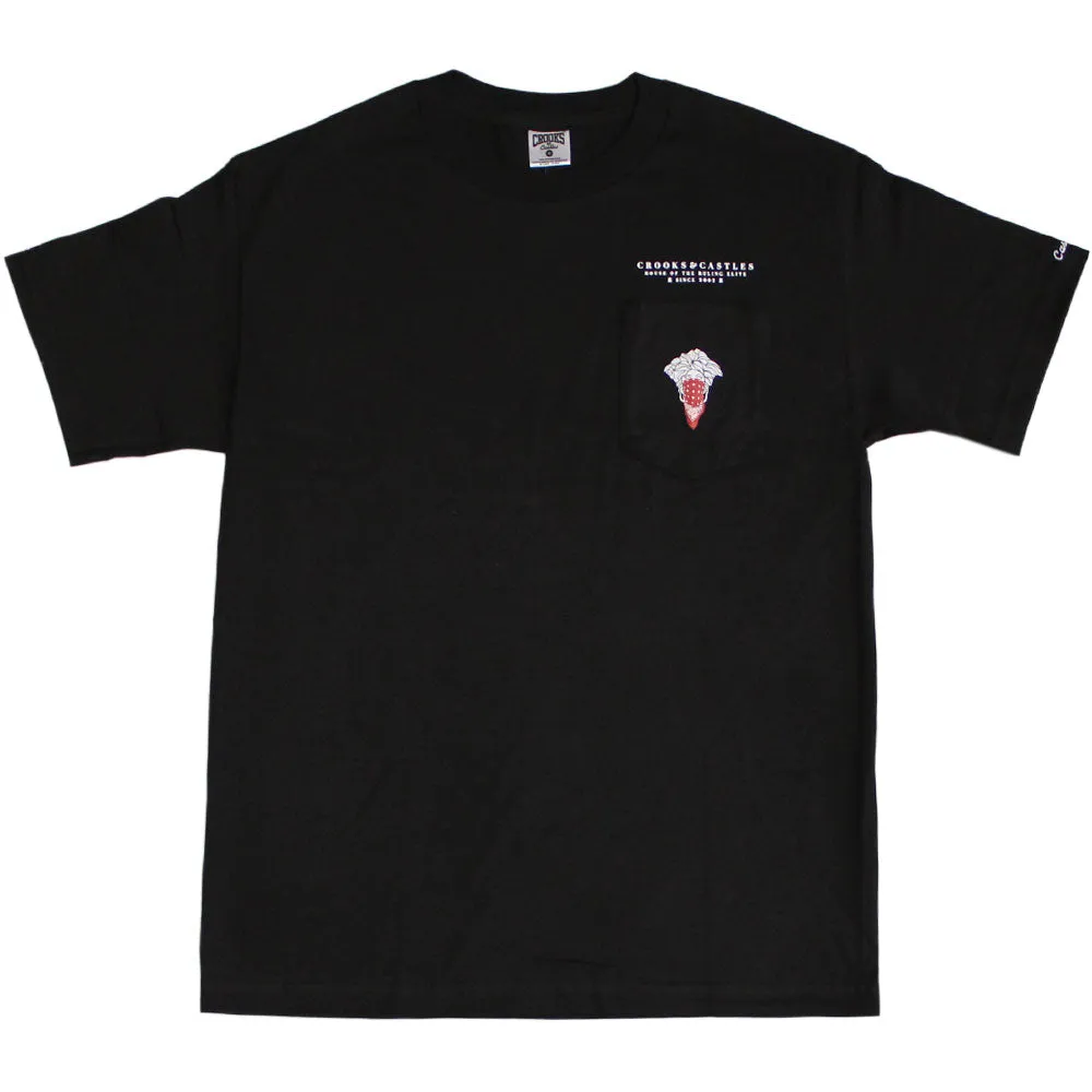 Crooks & Castles Bandito Medusa Pocket T-shirt Black