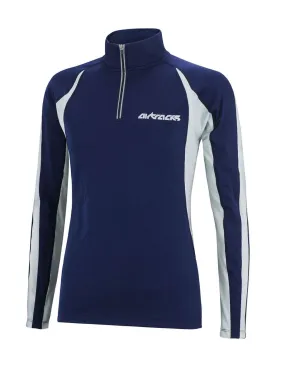 Damen Thermo Funktions Laufshirt Langarm Pro Blau