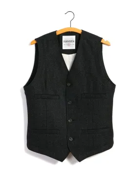 DANNY | Classic Waistcoat | Black Marble