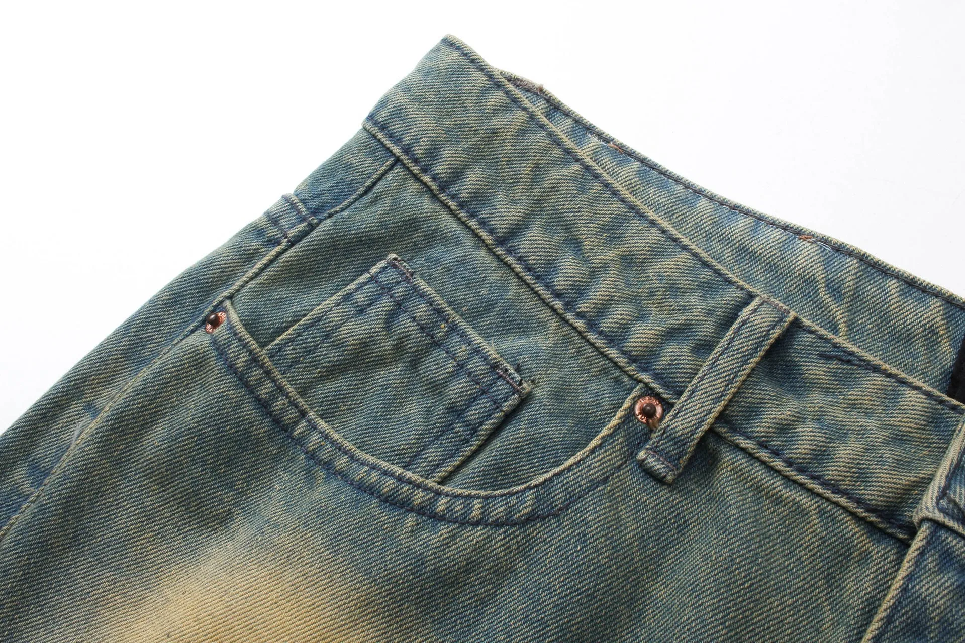 Distressed | American Style Y2K Washed Jeans