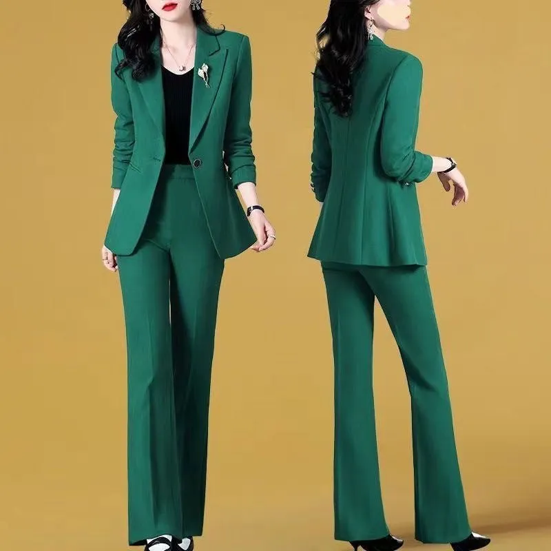 Elegant Women's Business Suit – Stylish 2-Piece Set in Multiple Colors & Sizes M-4XL