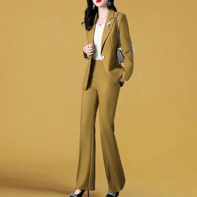 Elegant Women's Business Suit – Stylish 2-Piece Set in Multiple Colors & Sizes M-4XL