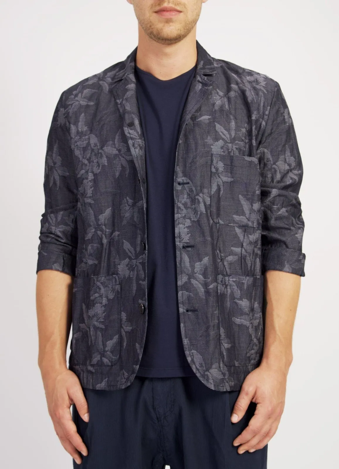 ELIAS | Loose Fit Five Button blazer | Botanic Indigo