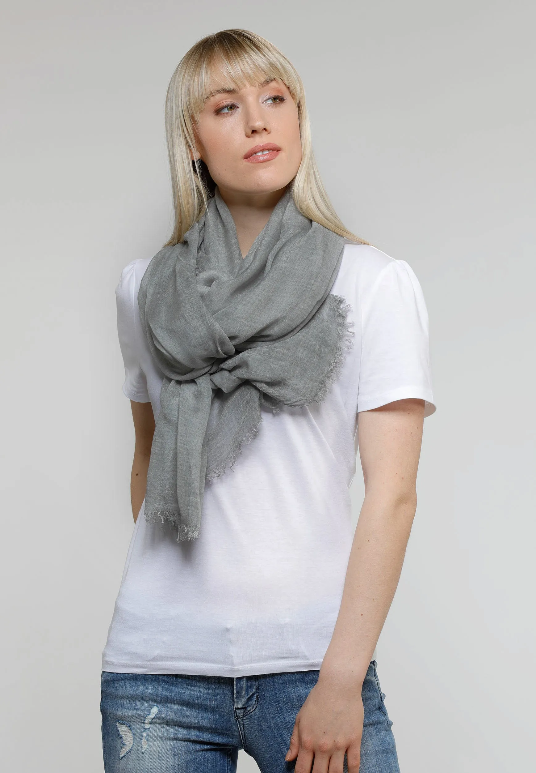 Essential Lightweight Solid Color Viscose Wrap